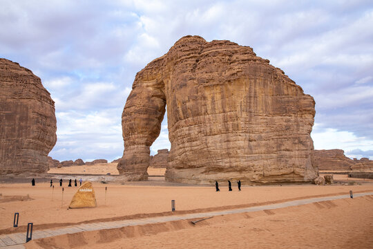 Elephant Rock In Al Ula, Saudi Arabia