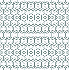 Naklejka premium Abstract geometric hexagon pattern. Vector background.