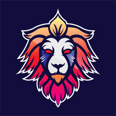 Fototapeta na wymiar Lion logos, full color