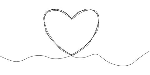 Heart one line.Heart line art.Heart air route .Valentines Day.Love continuous line .One line drawing heart.