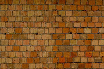 Ziegelmauer Texture orange