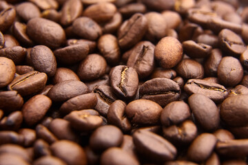 Coffee beans background