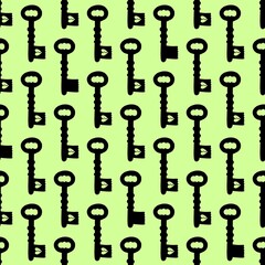 Seamless pattern with keys for fabrics and textiles and packaging and gifts and cards and linens and kids