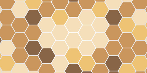 hexagon concept design abstract technology background, Abstract gold hexagon concept background, soft gold light background. hexagon concept design abstract technology background vector illustrator. 