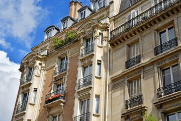 Paris; France - july 8 2021 : the Passy street