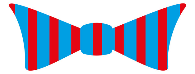 Obraz premium Bow tie for party costume. Funny colorful striped accessory