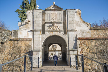 Pilar Gate or Puerta Pilar, Badajoz, Extremadura, Spai