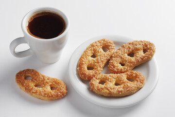 Biscuits and coffee