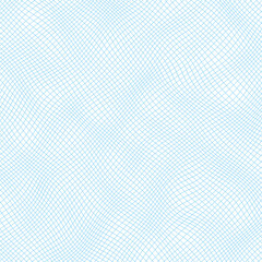 background with abstract blue colored vector wave lines pattern