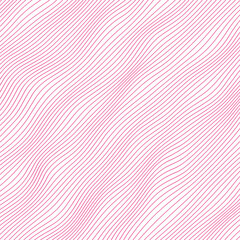 background with abstract pink colored vector wave lines pattern	
