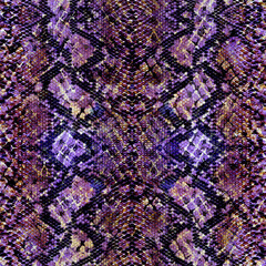 Abstract Detailed Snake Reptile Mix Pattern Stylish Trendy Colors Beautiful Texture Perfect for Allover Fabric Print Textile Concept Natural Exotic Animal Skin