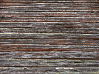 Obraz premium Background of old medieval wooden wall: Seurasaari Island.