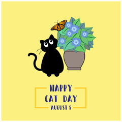 Happy cat day on August 8