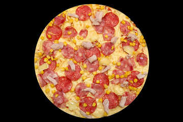 pizza isolated on white background