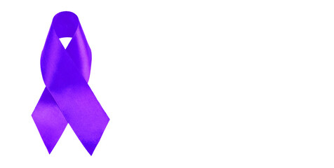 Colorectal colon cancer, juvenile arthritis and tuberous sclerosis symbolize dark blue ribbon on white background