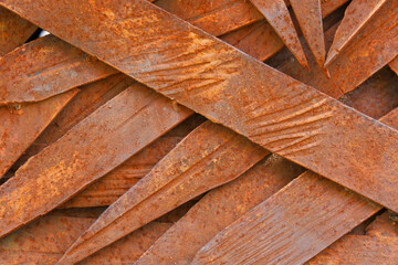 Old swords. Rusty sword. Scrap metal. Rusty iron. Rusty edged weapons. Rusty blade