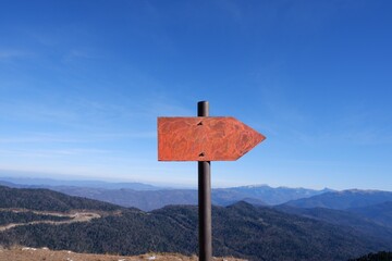 sign on the mountain