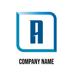 Initial Letter Logo A Vector Design