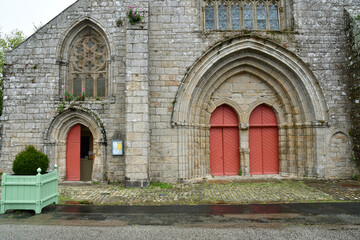 Fototapeta na wymiar Pont l Abbe; France - may 16 2021 : Notre dame des Carmes church