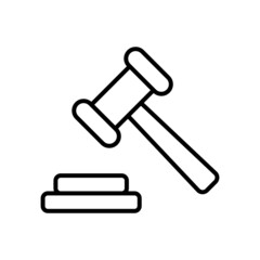 Auction icon vector. bargaining illustration sign. sold symbol or logo.