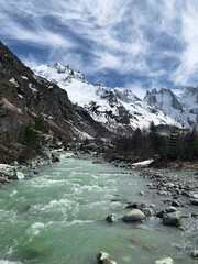 river in the mountains