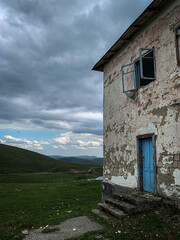 house in the mountains