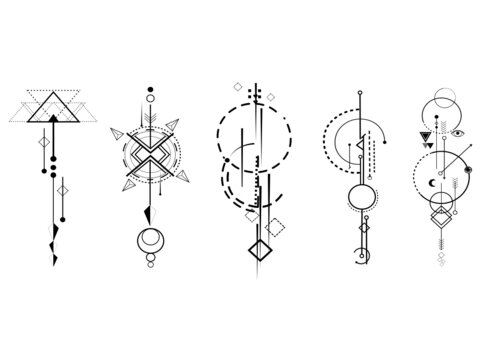 Geometric Tattoo Design Images