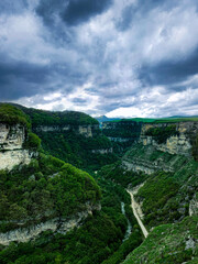 view of the mountains