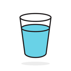 Vector icon glass