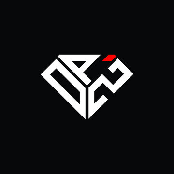 DPZ letter logo creative design. DPZ unique design