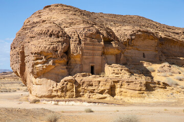 ancient civilation of Hegra in Saudi Arabia