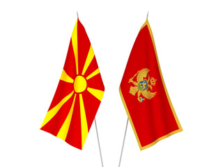 Obraz premium North Macedonia and Central African Republic flags