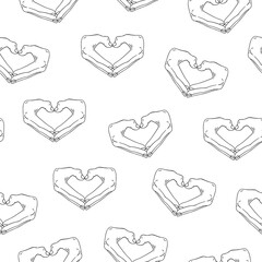 Seamless pattern for valentine s day. Vector illustration. Love, romantic relationship concept, valentine s day. Design background, fabric, wallpaper, stickers, etc.