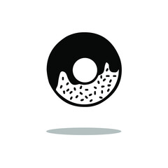 Fototapeta premium Donuts vector icon. Donut icon image. Vector concept illustration for design.