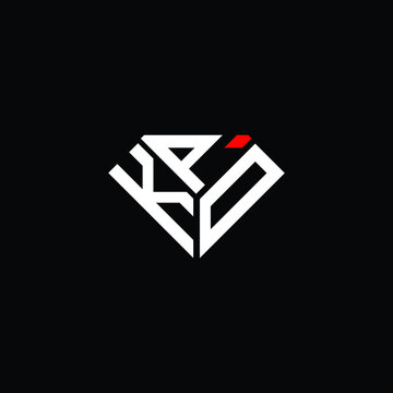 KPD letter logo creative design. KPD unique design