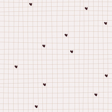 Pattern with lattice. Light background. Great for fabric, textile, gift wrap and greeting card. Happy Valentine's day.