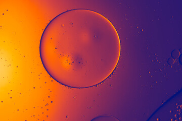 minimal colorful abstract background with circle