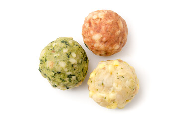 Verschiedene Semmelknödel