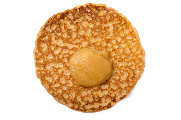 Pfannkuchen mit Apfelmus