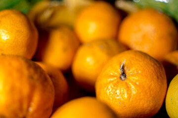 oranges on the market