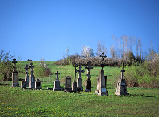 Abadoned cemetery, Beskid Niski, Poland