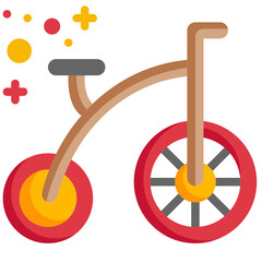 monocycle flat icon © sittipat