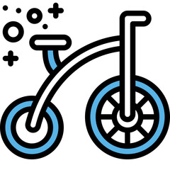 monocycle one color icon