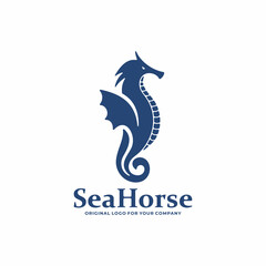 Sea Horse logo design template. © original logo
