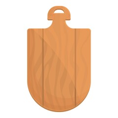 Meat board icon cartoon vector. Slice of beefsteak. Barbecue food