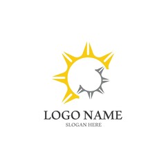 Sun Vector illustration Icon Logo