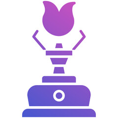 Cooking Stove flat gradient icon