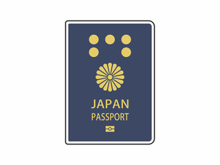 日本国のパスポートのイラスト