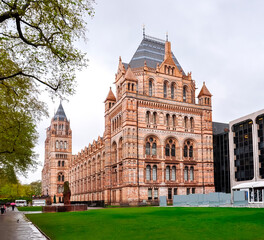 Natural History museum building in London