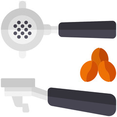 Portafilter flat icon